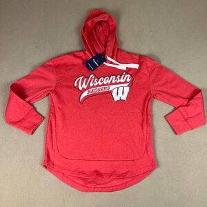 Fanatics NCAA University Of Wisconsin Badgers Hoodie, Women’s Sz Medium.